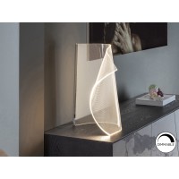 Настольная лампа Velos II хромированная