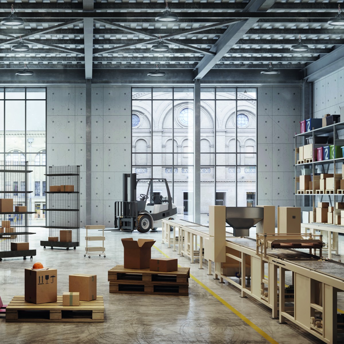 Промышленный подвесной светильник MANTRA Urano, 120 градусов 7431