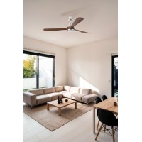 Вентилятор LANTAU-G Ш 1680MM DC матовый никель LED 3 PALAS