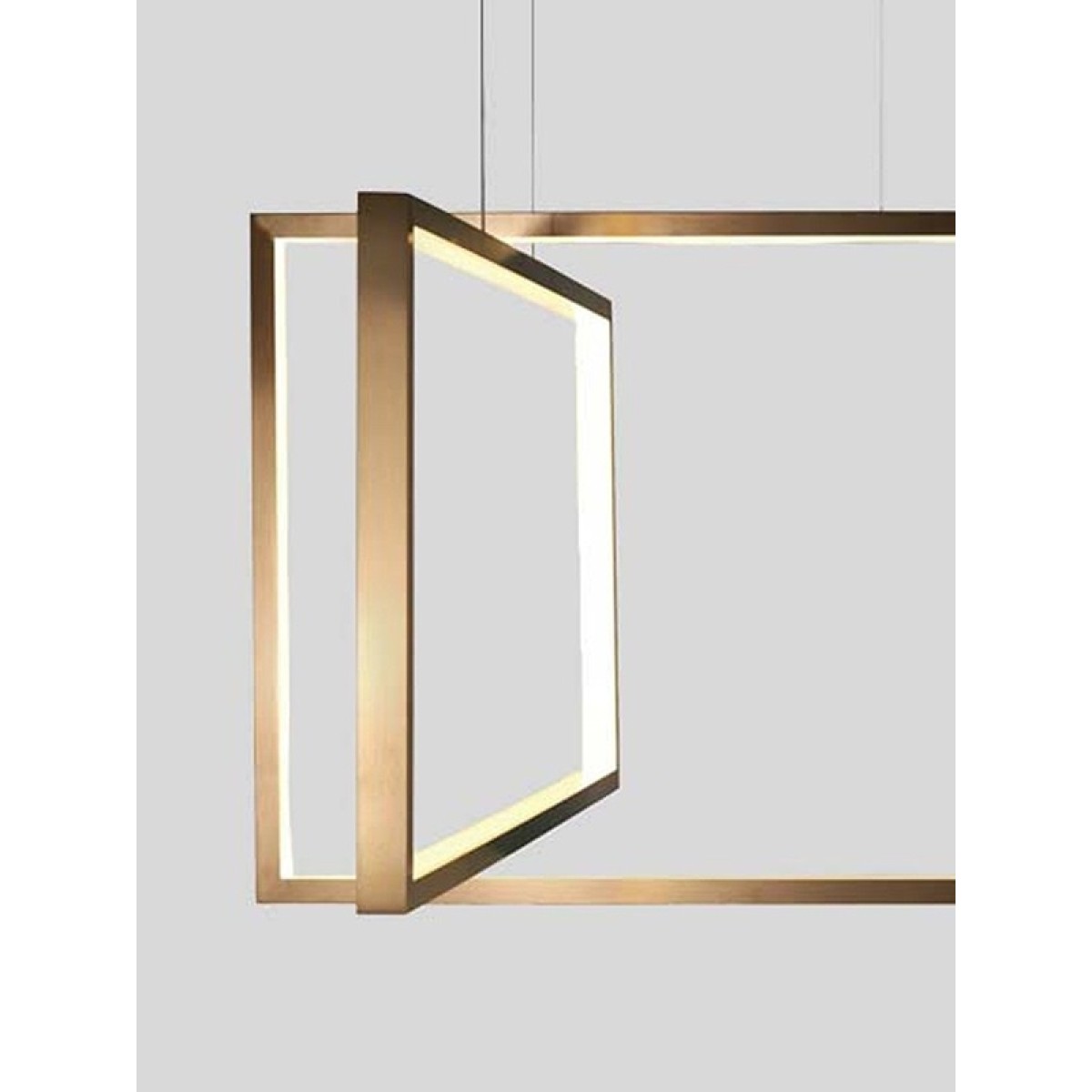 Подвесной светильник Frame 120x50 cm бронзовый