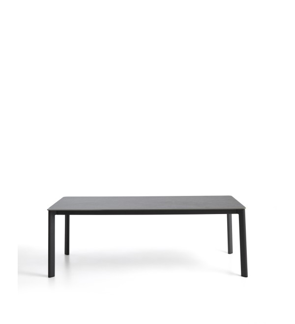 Уличный стол Anafi с графитовой столешницей из спеченного камня, 220 x 100 см