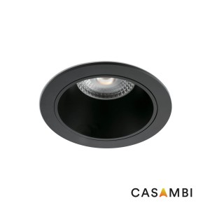Встраиваемый светильник KIMO 15W черный 12є 3000K CRI90 CASAMBI