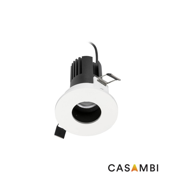Встраиваемый точечный светильник KIRA PINHOLE FIJO IP20 10W белый 15є 2700K CASAMBI