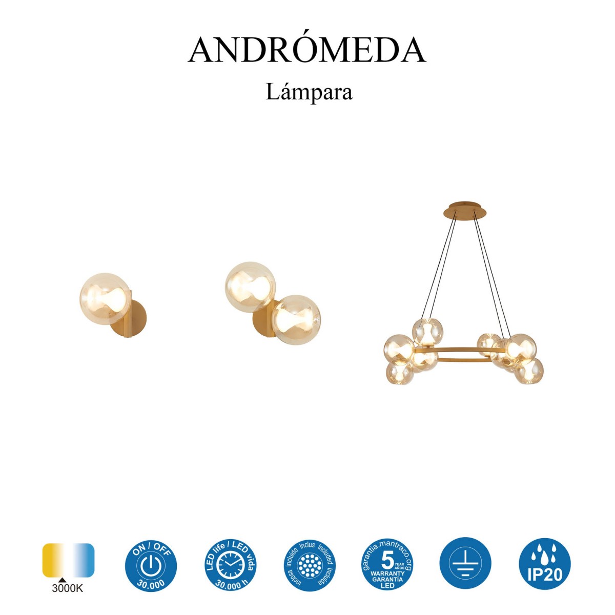 9554 Бра MANTRA ANDROMEDA