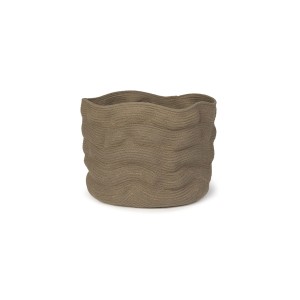 Корзина Точеный камень коричневая 30*25