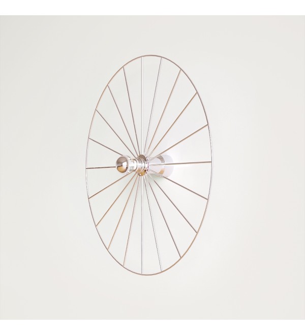 Бра Wheel 60 см хром + цоколь 15 см хром