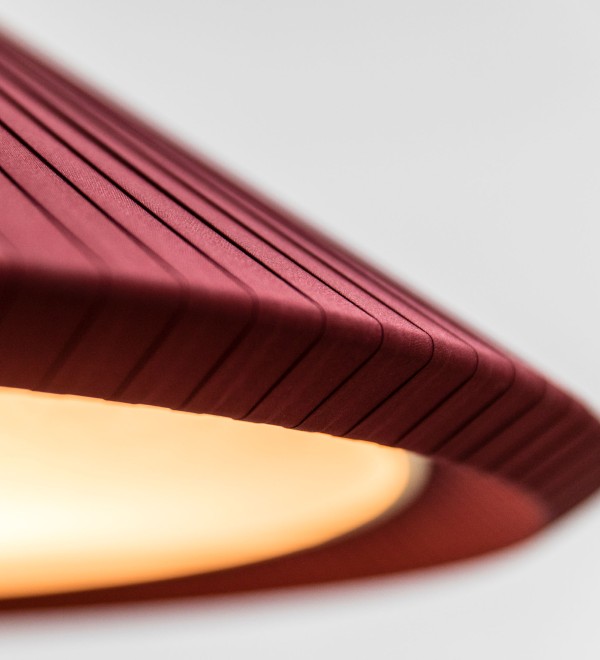 Подвесной светильник Saigon-In ø130 гранатовый