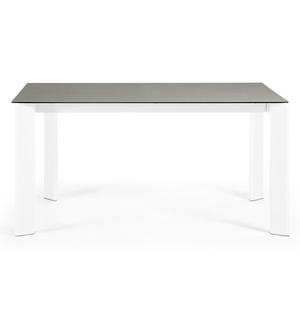 Стол Atta 160 (220) x90 белый керамика
