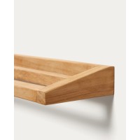 Kenta Вешалка для полотенец из массива тика 40 x 5 см