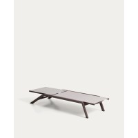 Шезлонг Capraia из коричневого алюминия