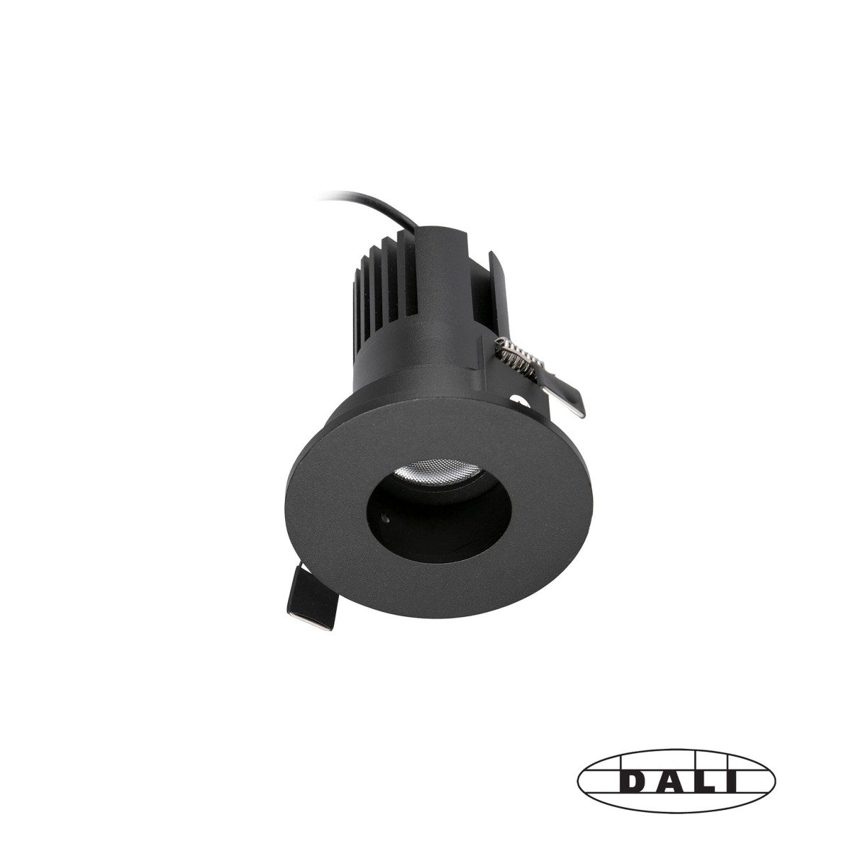 Встраиваемый точечный светильник KIRA PINHOLE FIJO IP20 10W черный 15є 2700K DALI