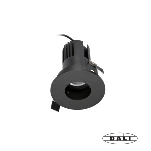 Встраиваемый точечный светильник KIRA PINHOLE FIJO IP20 10W черный 15є 2700K DALI