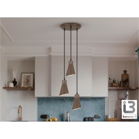 Bera Люстра 3L коричневый