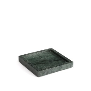 Поднос Serela из зеленого мрамора 18 x 18 см