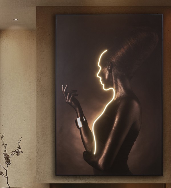 Silueta Светодиодная картина LED 120X180