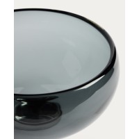 Ваза Sirau из серого стекла, диаметр 29,8 см