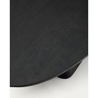 Ovak Журнальный столик из акации с чёрной отделкой 140 x 70 см
