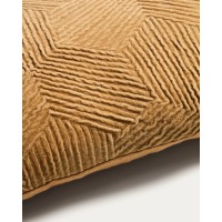 Чехол для подушки Morine из бежевого бархата, 30 x 50 см