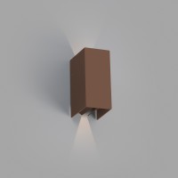 Уличное Blind бра коричневое LED 6W 3000K