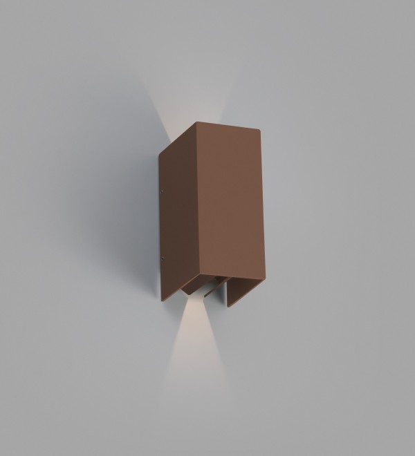 Уличное Blind бра коричневое LED 6W 3000K