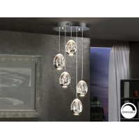 Подвесной светильник Rocio LED 5L Ø30 хром