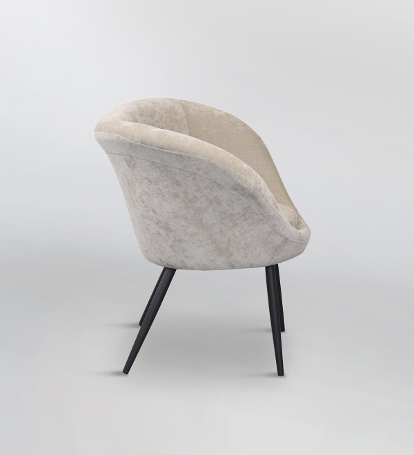 Ozome Кресло из бежевого бархата