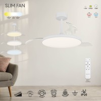 9006 Люстра-вентилятор SLIM FAN MANTRA