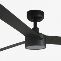 Потолочный вентилятор CRUISER XL Ш1600mm черный 3 PALAS 18W LED CCT DIM