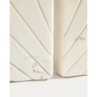 Подставка для книг Serela из белого мрамора