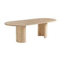 Обеденный стол Thiennes из травертина