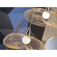 Подвесной светильник Forma 1L хром/золотой