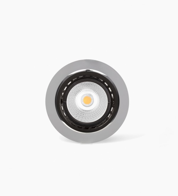 Встраиваемый светильник MINI OPTIC серый LED CRI95 18-25W 4000K 56є