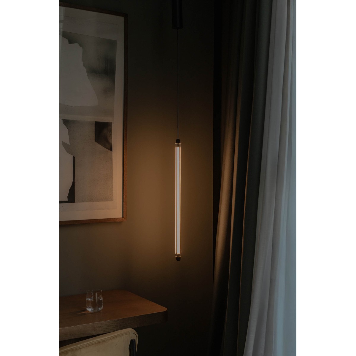 Подвесной светильник LUMINA 600 1L черный LED 12W 2200K DALI
