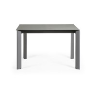 Стол Atta 120 (180) x80 антрацит, керамика