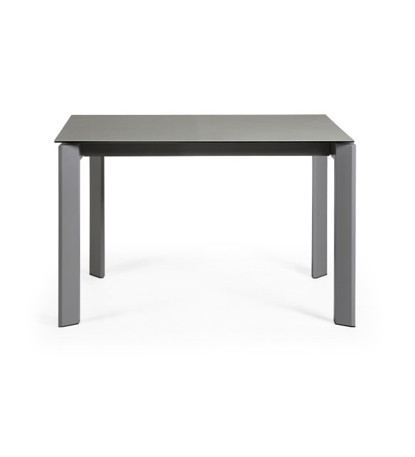Стол Atta 120 (180) x80 антрацит, керамика