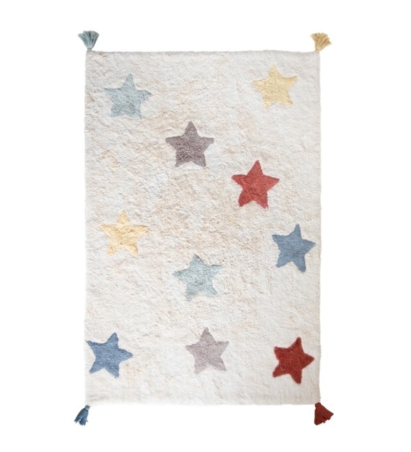 Хлопковый ковер Lillaland VINTAGE STARS 120*180