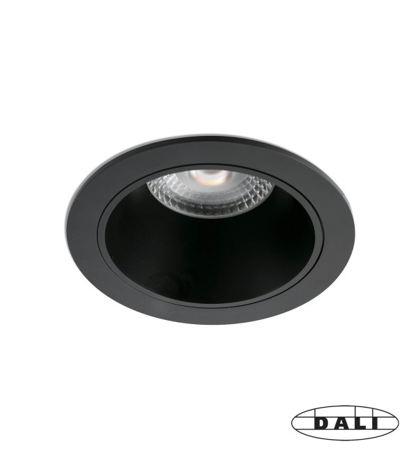 Встраиваемый светильник KIMO 15W черный 60є 2700K CRI90 DALI