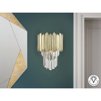 Бра Tiara 1L хром-золотой
