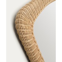 Зеркало из ротанга Zilna 58 x 79 см