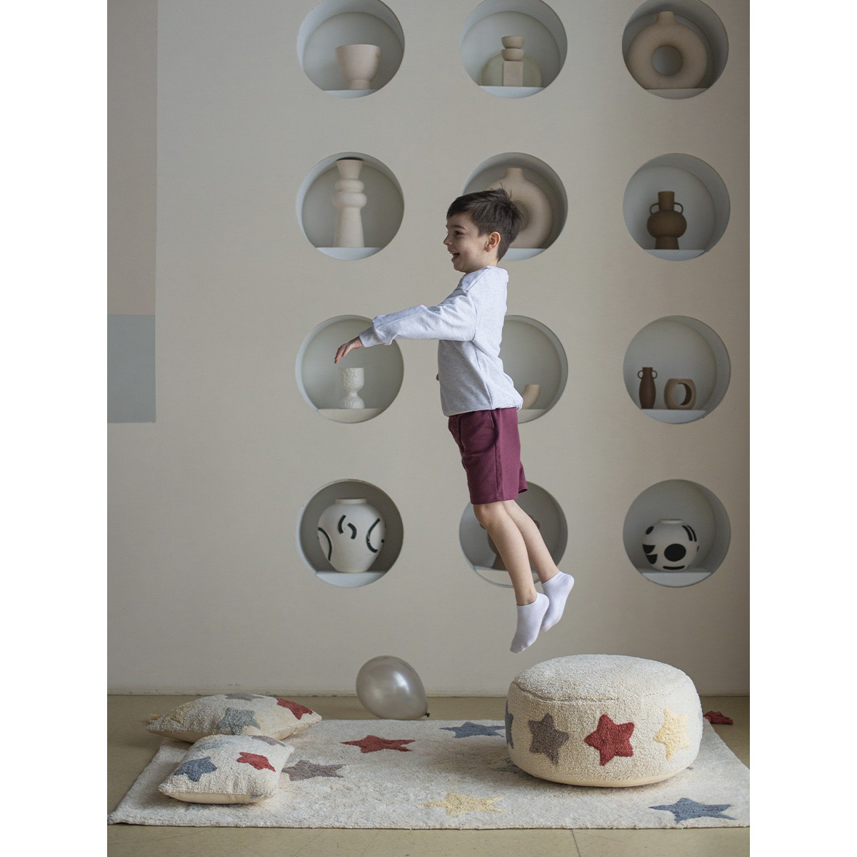 Хлопковый ковер Lillaland VINTAGE STARS 70*120