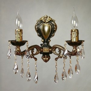 Бра MANTRA Leon Ambiente 2L 2128/2 PB Tear Drop