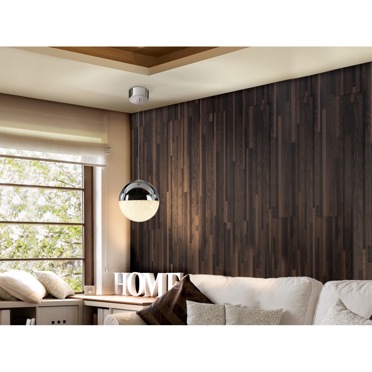 Подвесной светильник Sphere 1L LED Ø20 хром