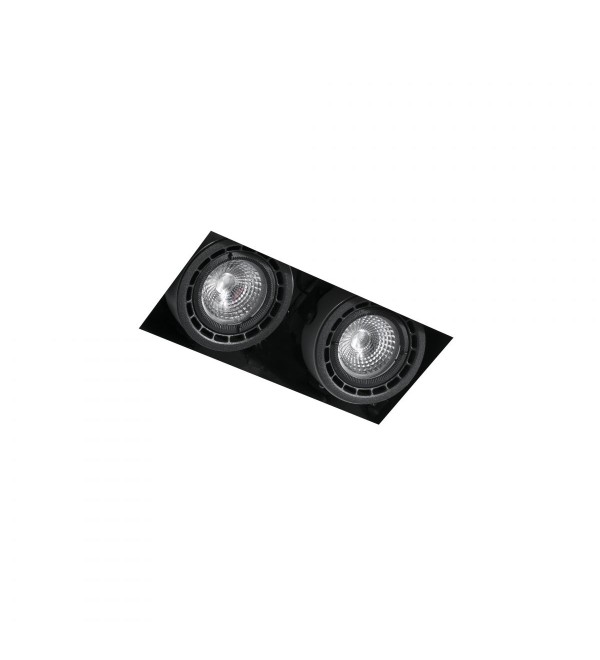 Встраиваемый светильник NANO COLIN-2 без рамки черный LED 14 - 24W 2700K 20