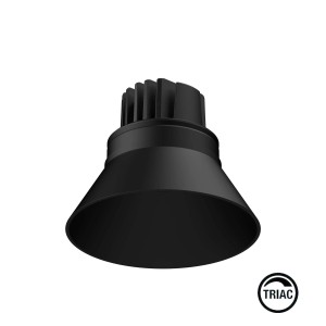 Встраиваемый светильник ELIOS BELL IP20 10W черный 24є 2700K TRIAC