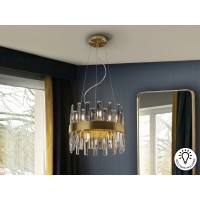 Люстра Grace 10L золотистая