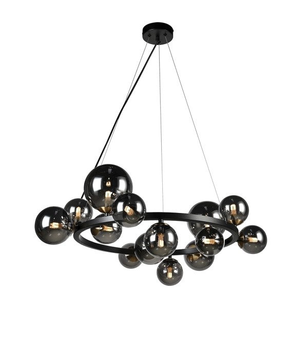 Люстра Astros 14L черная