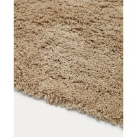 Ковер Neade из полипропилена и хлопка бежевого цвета 200 x 300 см