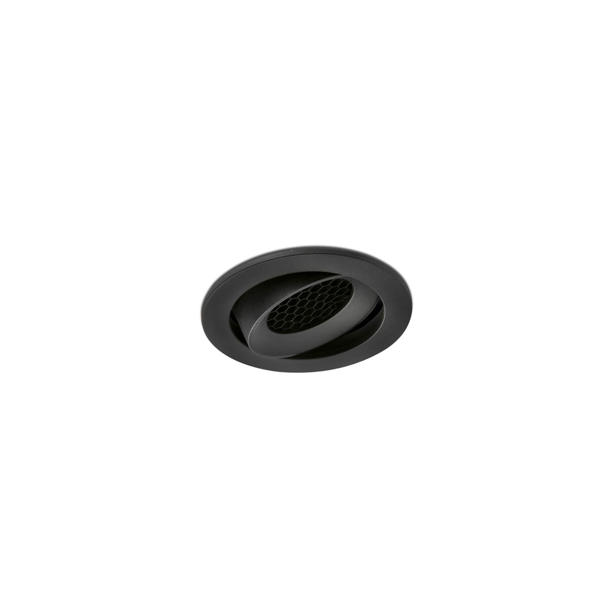 KIVI Встраиваемый светильник ORIENTABLE черный 7W 2700K 36° IP44