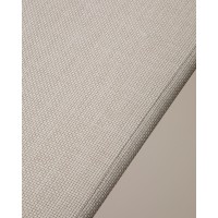 Уличный диван Vathi из бежевого алюминия с шезлонгом справа, 250 x 159 см