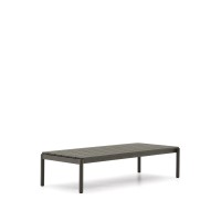 Журнальный столик Sorells из зеленого алюминия 63 x 149 см